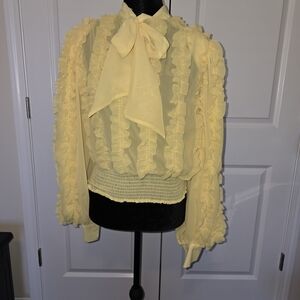 Beulah Yellow Blouse